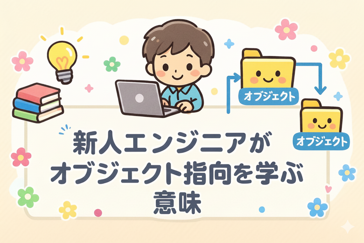 新人エンジニアがオブジェクト指向を学ぶ意味